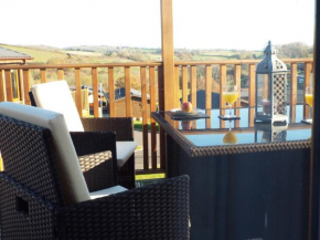 Devon Hills Holiday Park luxury timber lodge pet friendly with hot tub 2 to 6 guests